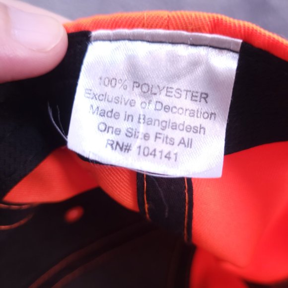 Field & Stream 1871 Men's Adjustable Orange Hunting Cap Outdoors Subtle Logo - Picture 8 of 8